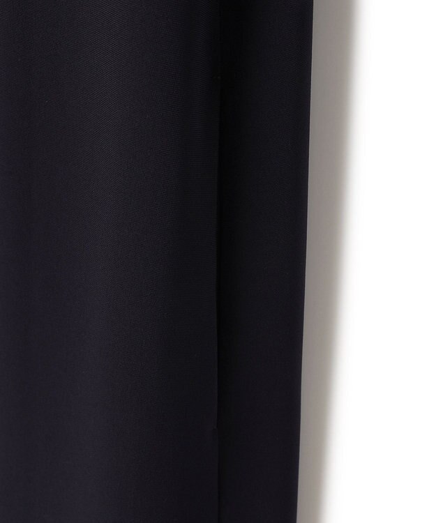 23区 【セットアップ対応】トリアセダブルジョーゼット シフォンスリーブ ワンピース ネイビー系