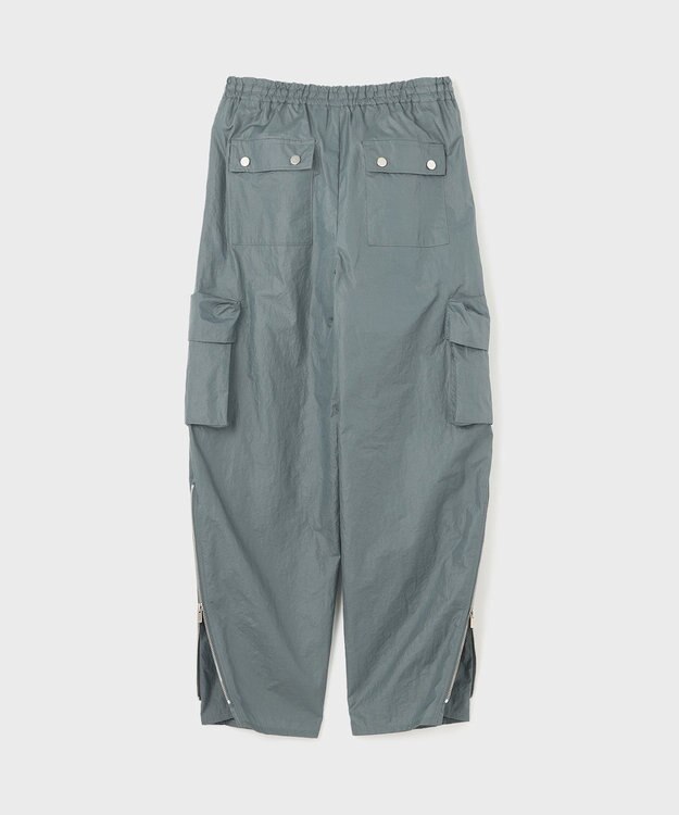 GRACE CONTINENTAL ナイロンジップカーゴパンツ グレー