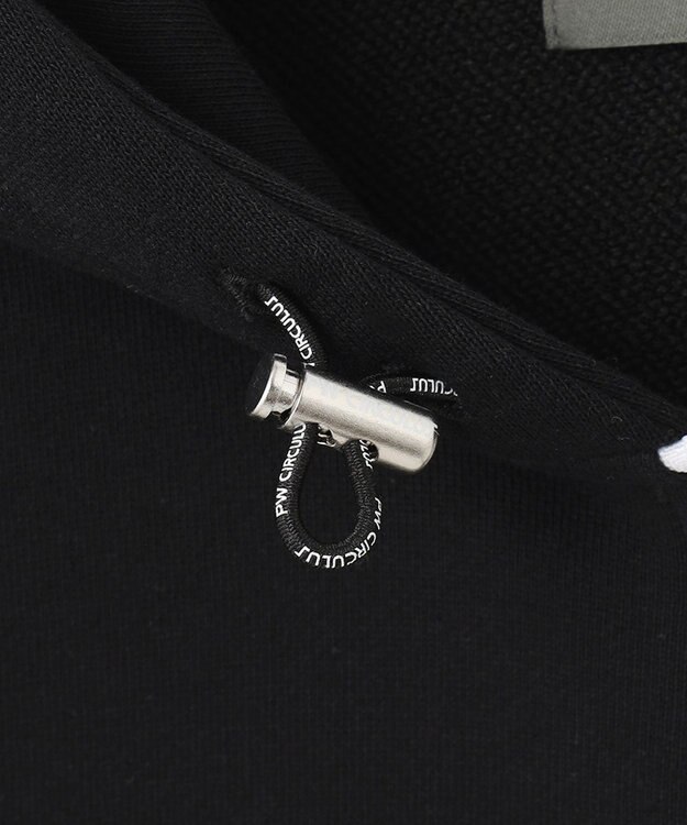 PW CIRCULUS 【MEN】アスレジャー 裏毛 ジップアップ パーカー ブラック系