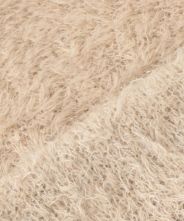 23区 L 【GOLD LABEL】ファーモール ベスト ベージュ系