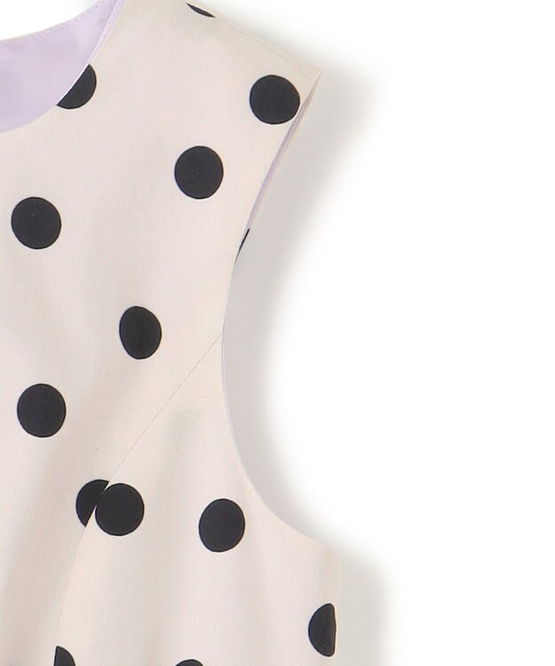 TOCCA 【再入荷！sweet掲載】【洗える・消臭】POLKA RAIN ドット柄ドレス ベージュ系5