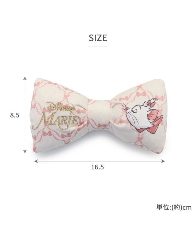 PET PARADISE ディズニー マリー 猫 リボンおもちゃ 《ピンク / ベージュ》 ベージュ