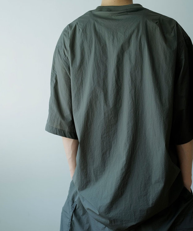 UNFILO MENS LIGHT MOVE プルオーバーTシャツ カーキ系