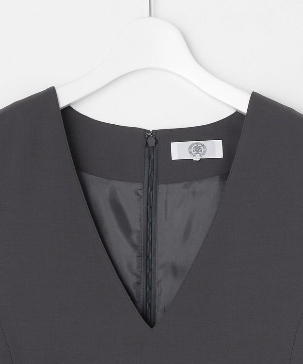 J.PRESS LADIES L 【洗える】RELAXIONツイル ジャンパースカート スレート系