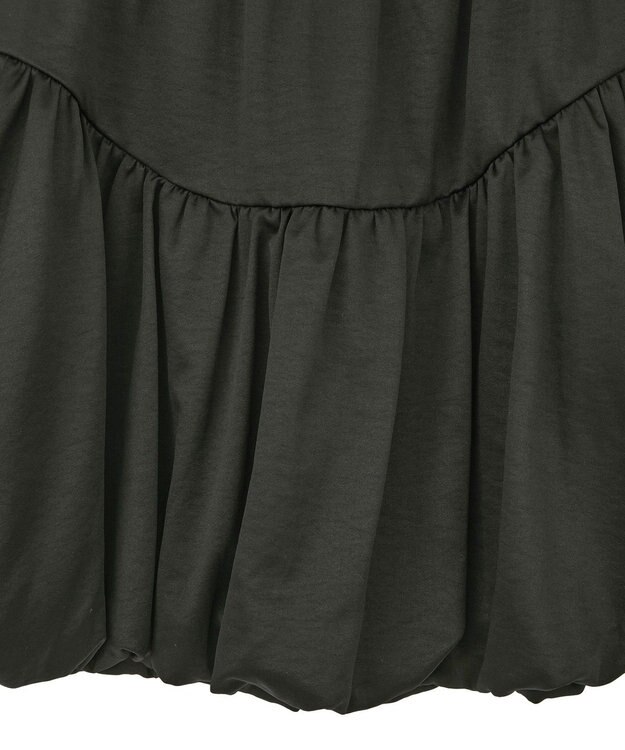 earth music&ecology ラウンド切り替えバルーンミニスカート Black