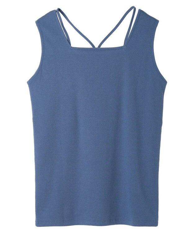 Green Parks マルチストラップテレコタンク Blue