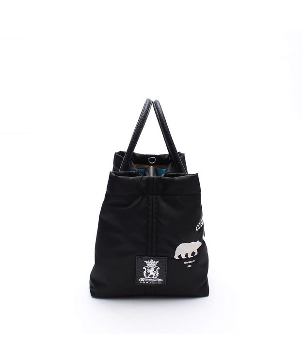 A.D.M.J. 【ナイロン】キューブトート25cm(Dカン＋) BLACK