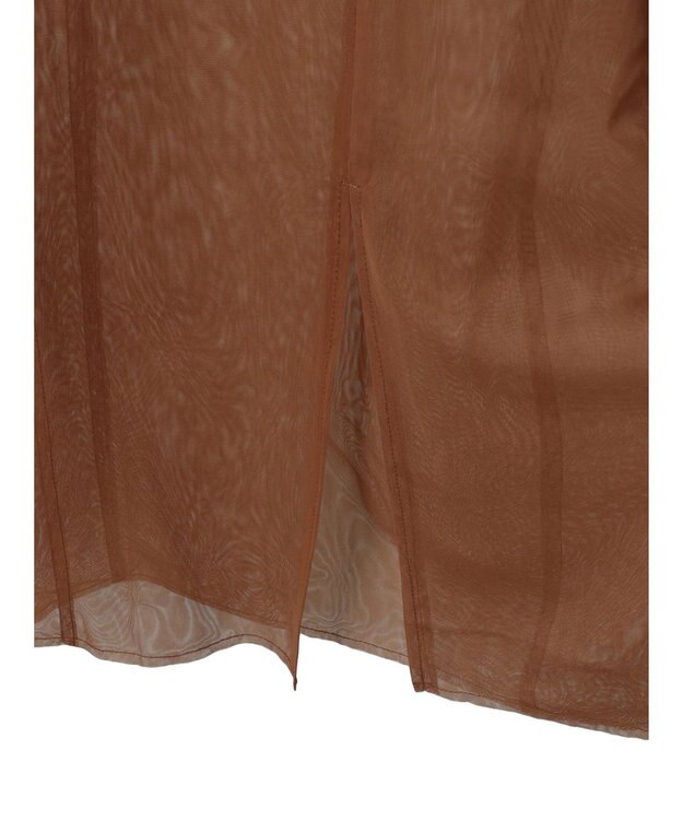 Green Parks ・ＥＬＥＮＣＡＲＥ　ＤＵＥ　チュールドロストキャミワンピ Brown