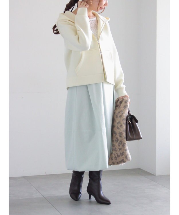 Te chichi ピーチタフタバルーンスカート ミント