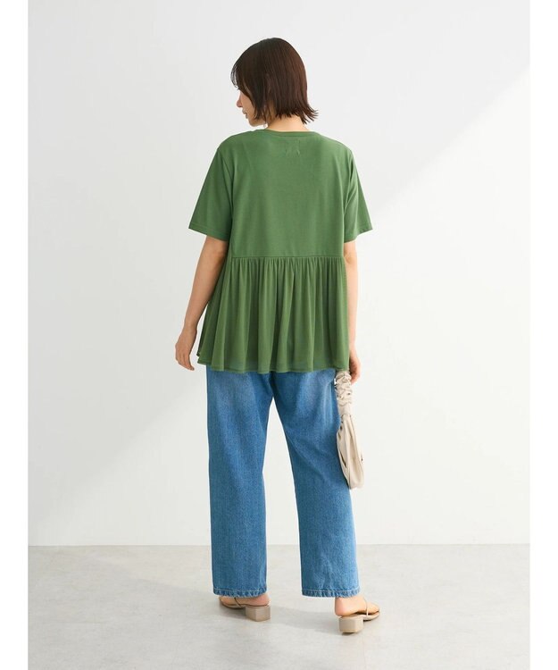 Green Parks メッシュドッキングチュニック Green