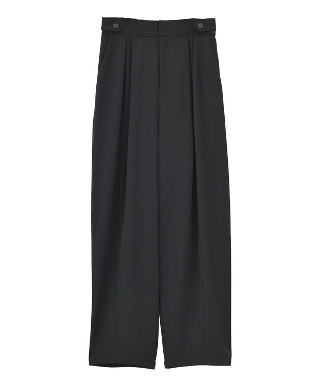 earth music&ecology タックコクーンパンツ Black