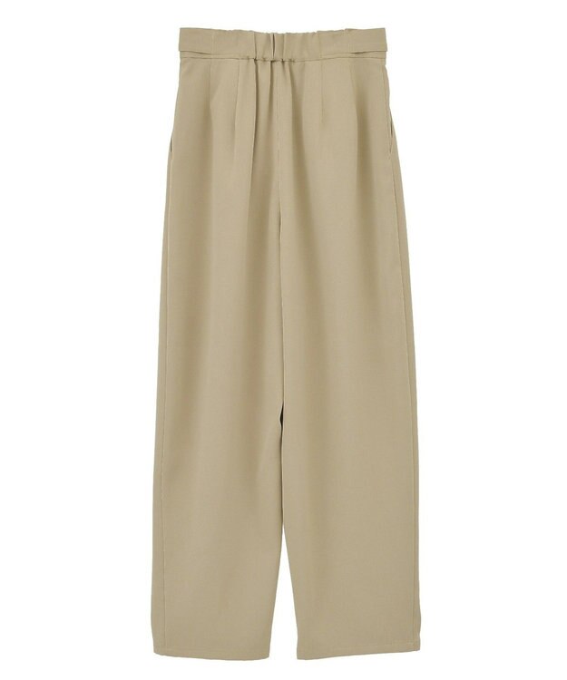 earth music&ecology タックコクーンパンツ Beige