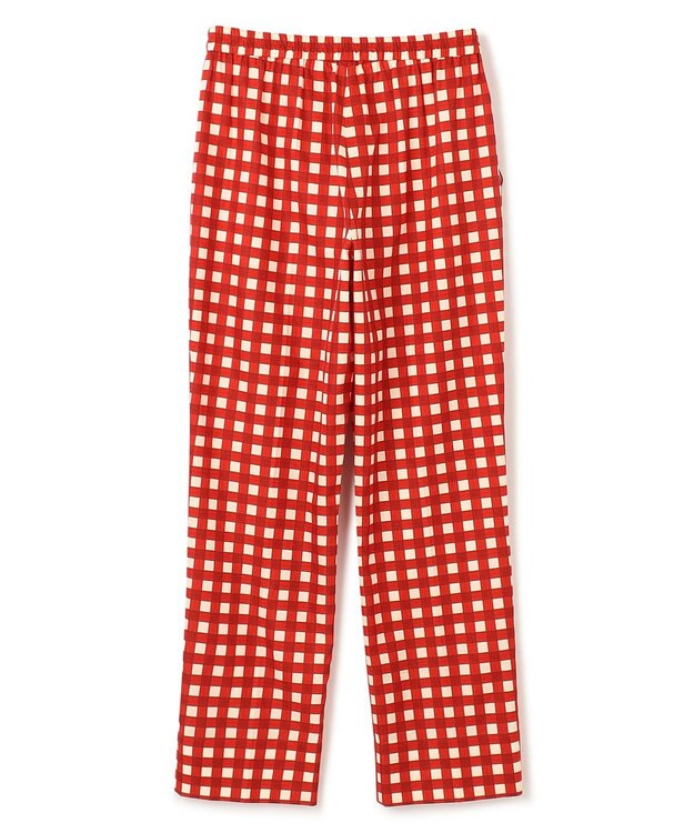 JOSEPH ヴィシー コットンシルク　クロップドトラウザーズ Crimson Combo