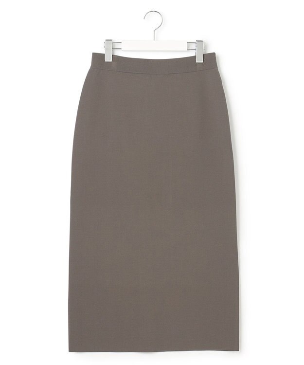 23区 S 【洗える】レーヨンポリエステルストレッチ タイト ニットスカート グレー系