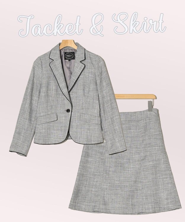 ONWARD Reuse Park セット商品/サイズ2【any FAM】ジャケット春夏×スカート春夏 グレー