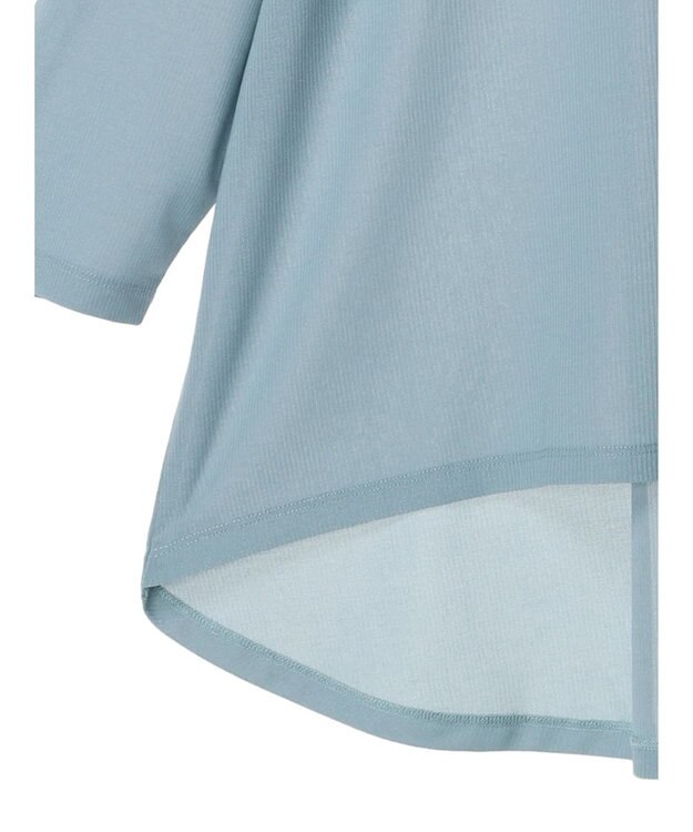 Green Parks シアーリブチュニック Blue