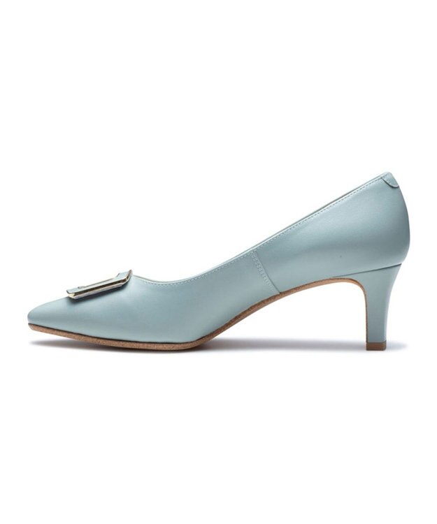 REGAL FOOT COMMUNITY 【リーガルレディース】F20R バックルパンプス パンプス ライトグリーン