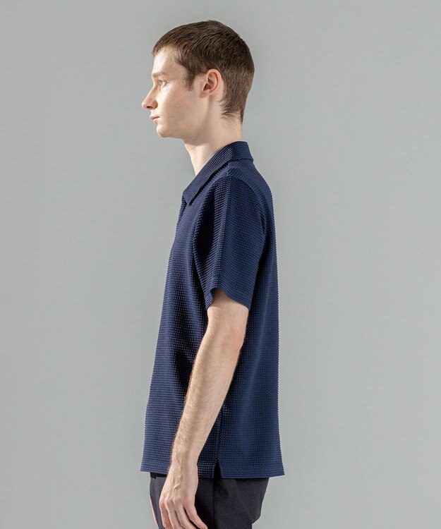 JOSEPH HOMME 【WEB限定】【オリジナル素材/シワになりにくい】ライトタックジャージー　スキッパー ネイビー系