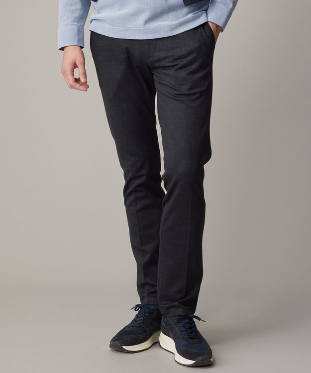 JOSEPH ABBOUD 【キングサイズ・ストレッチ/弱撥水】ムリネジャージー パンツ ネイビー系