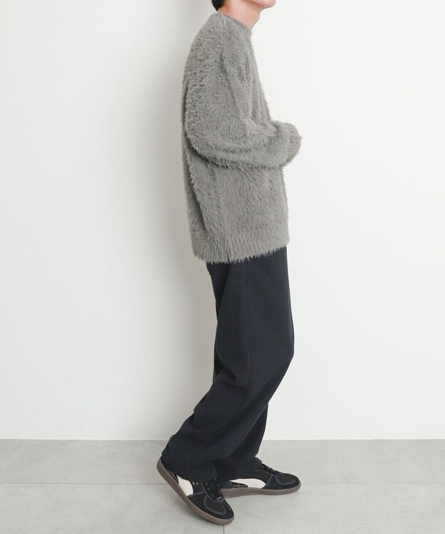 WEGO 【暖パンツ/SMLサイズ展開】裏ベロアシェフパンツ ブラック中濃色