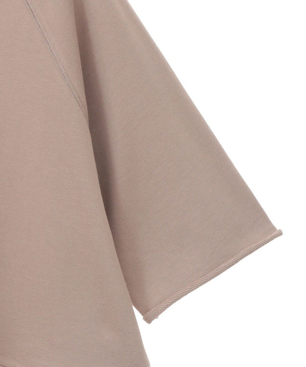 AMERICAN HOLIC フリンジ5分袖ラグランスウェット Beige