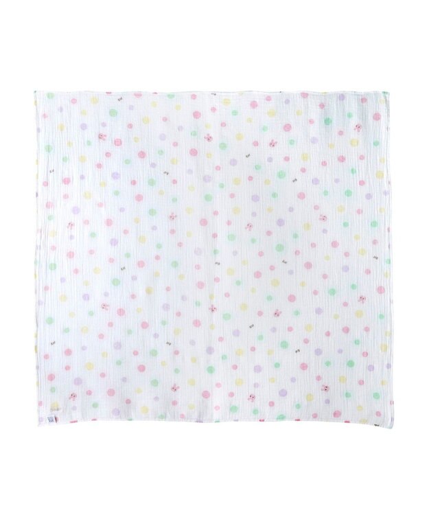 MIKI HOUSE HOT BISCUITS 二重織ガーゼのマルチケット マルチカラー