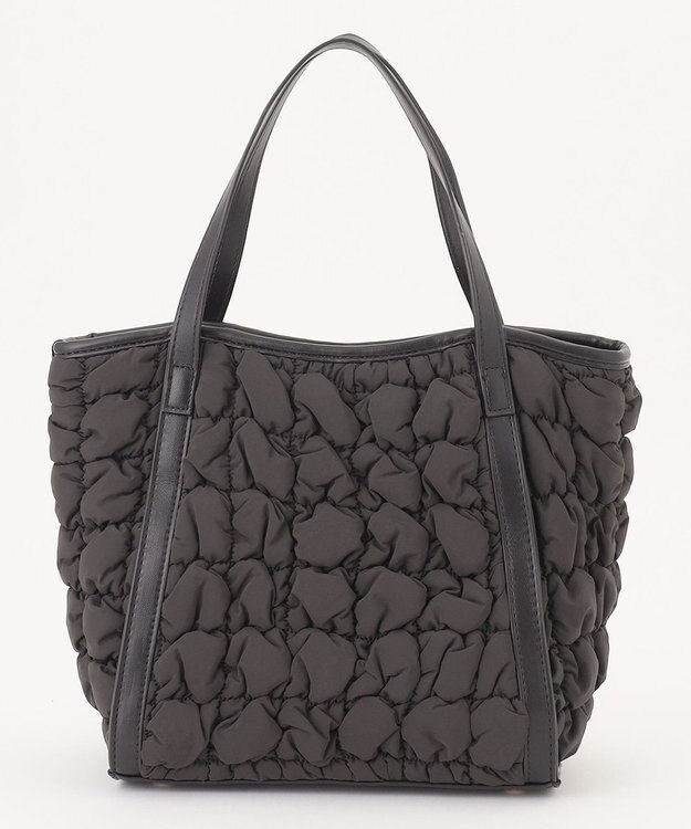 LA BAGAGERIE ポップコーンキルト2WAYトート Sサイズ ブラック