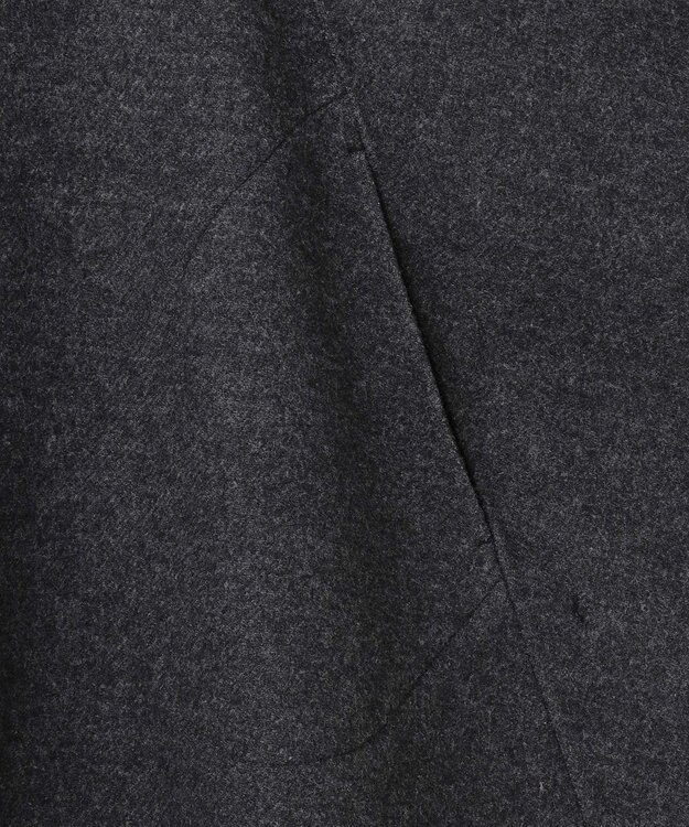 自由区 リバー ポンチョ チャコール