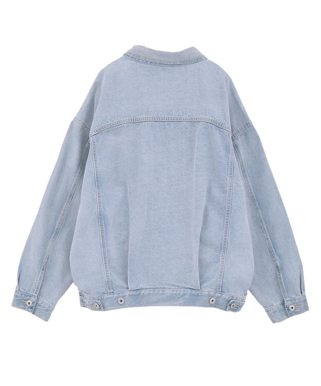 earth music&ecology ビッグデニムジャケット Light Indigo