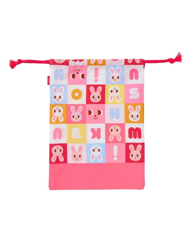 MIKI HOUSE HOT BISCUITS 【ミキハウス】 巾着袋 ピンク