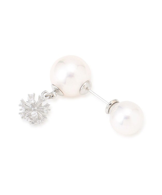 GRACE CONTINENTAL パールビジューピアス シルバー