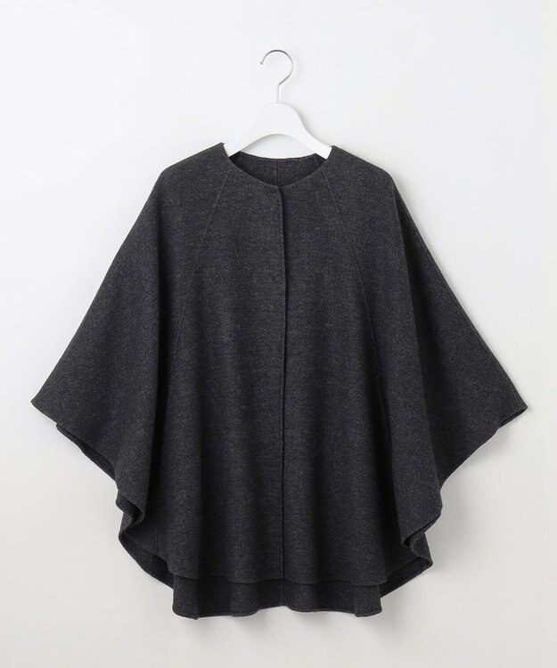 自由区 リバー ポンチョ チャコール