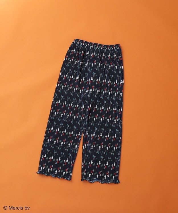 Green Parks ｍｉｆｆｙ／総柄プリーツパンツ Navy