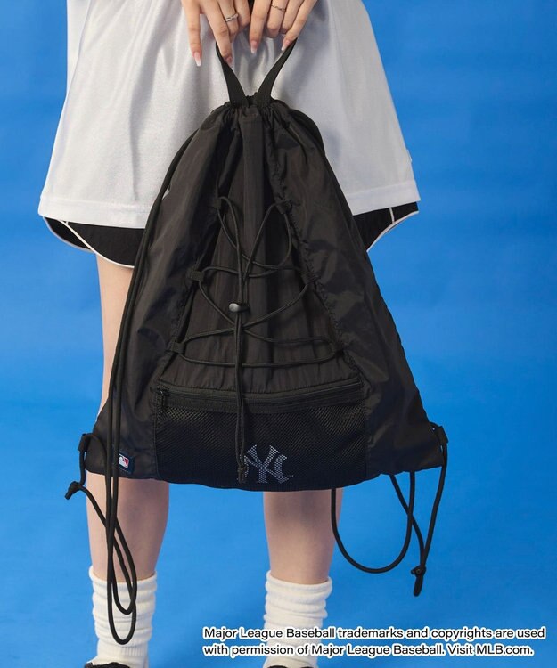 WEGO 別注MLBドローコードナップサック ブラック