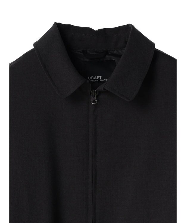 CRAFT STANDARD BOUTIQUE ポリエステルツイルスポーツジャケット Charcoal Gray