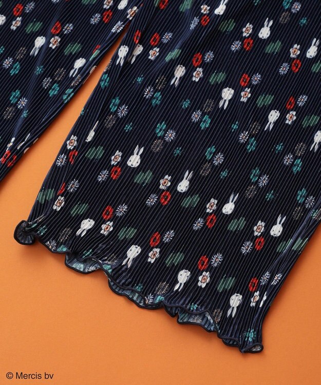 Green Parks ｍｉｆｆｙ／総柄プリーツパンツ Navy