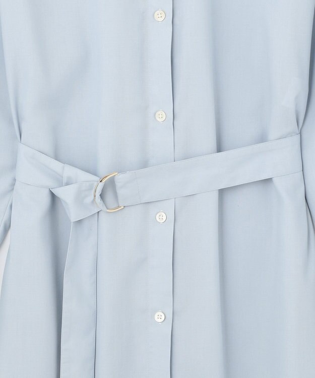 自由区 L 【抗菌/サスティナブル/セット着用可】EASY SET UP ワンピース サックスブルー系