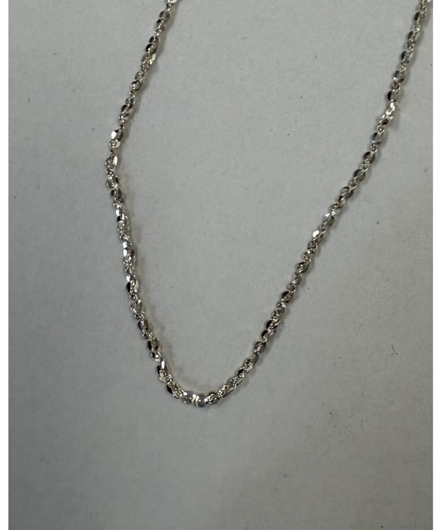 yoaa シルバー925 シンプルチェーンネックレス シルバー925