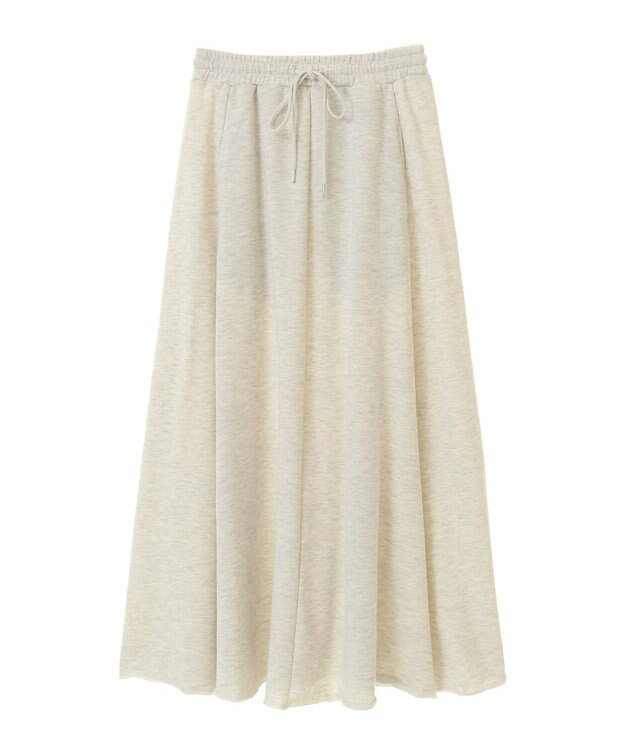 CRAFT STANDARD BOUTIQUE 【ＷＥＢ限定】裏毛カットオフフレアスカート Oatmeal