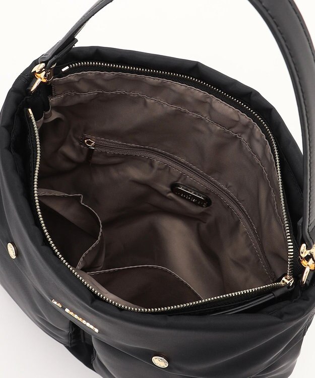 LA BAGAGERIE ダブルフロントポケット2WAYビッグショルダー ブラック