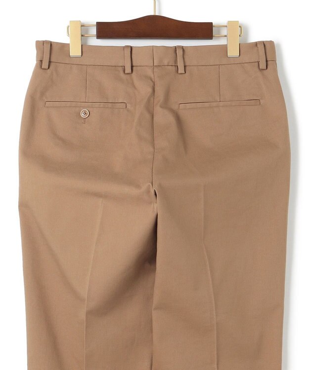 J.PRESS MEN パウダー ピケストレッチパンツ ベージュ系