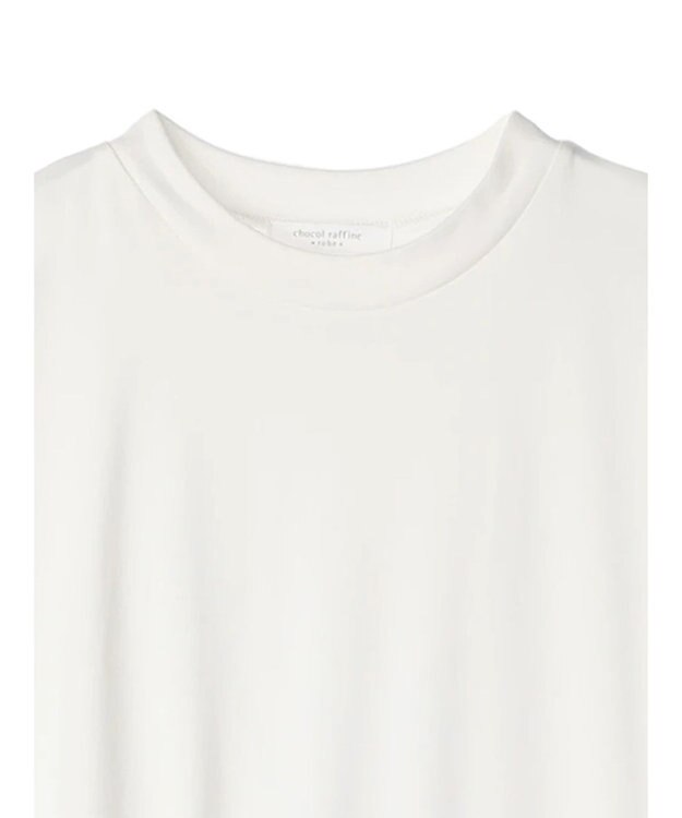 Green Parks プリーツドッキングフレンチワンピース Gray Beige