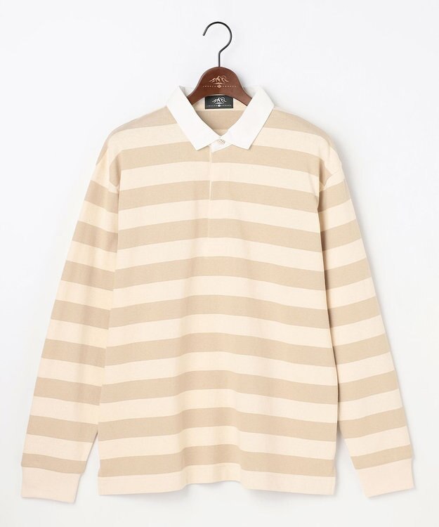 JOSEPH ABBOUD MOUNTAIN 【テーム・ヤルヴィモチーフ】ラガーシャツ ベージュ系2