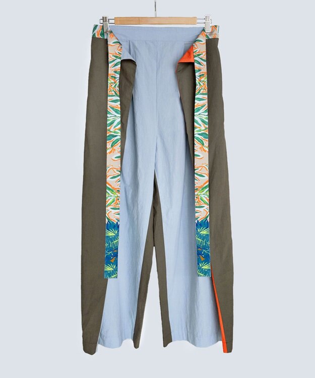 COQ 2WAY KNOT COTTON 前後2WAYパンツ スカイブルー