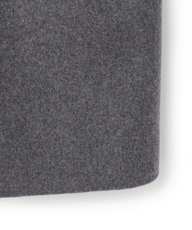 JOSEPH HOMME 【新素材】ライトウールシャギー　スタンドカラーシングルブレストコート グレー系