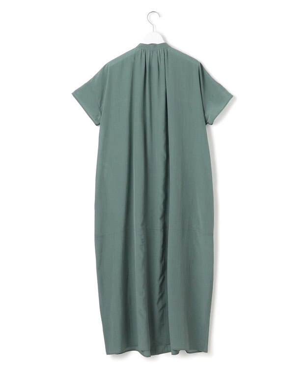 23区 L 【接触冷感/速乾性/洗える】エアリーブライトローン ワンピース セージグリーン系