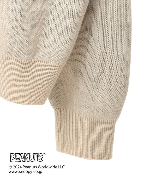 CRAFT STANDARD BOUTIQUE 【PEANUTS】クルーネックニット Ivory