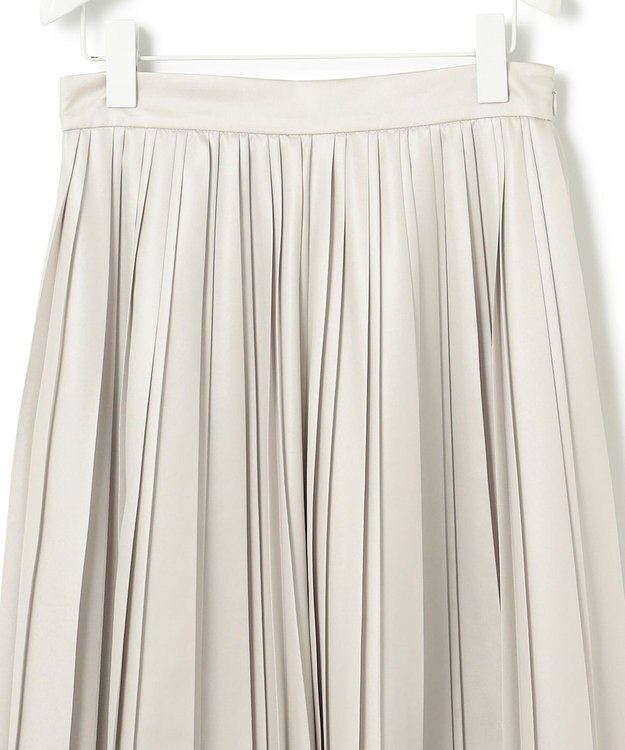 ICB 【洗える】レザーライクプリーツ スカート トープ系