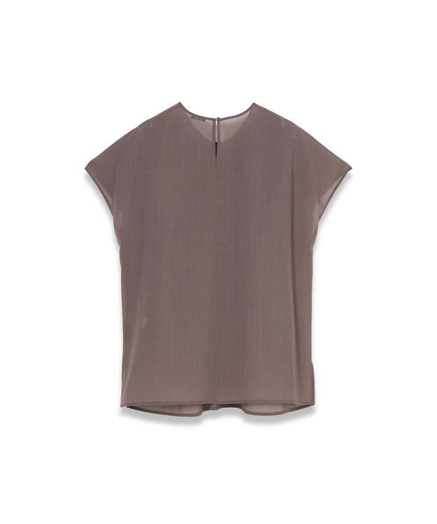 JOSEPH ブレンドウールボイル　ブラウス Mushroom