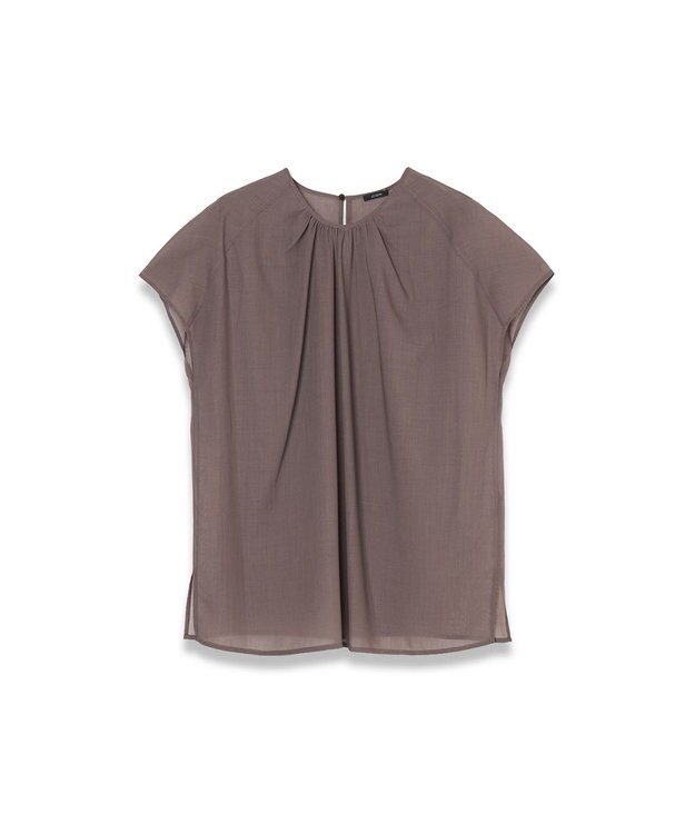 JOSEPH ブレンドウールボイル　ブラウス Mushroom